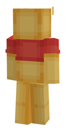 Orange skin: body, back render