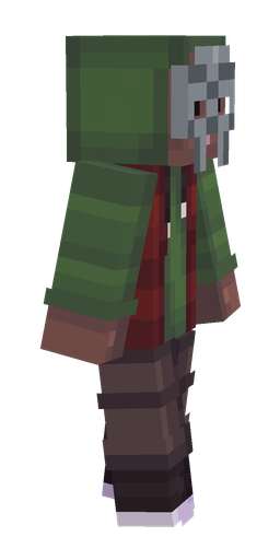 Black skin: body, right side render