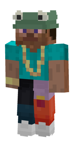 Blue skin: body, front render