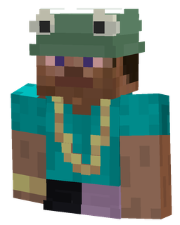 Blue skin: bust render