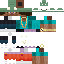 Blue skin: raw texture render