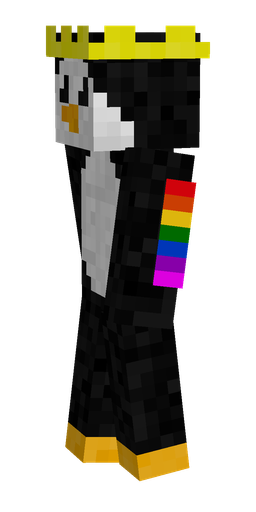 Black skin: body, left side render