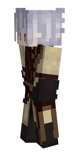 Black skin: body, left side render