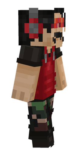 Black skin: body, right side render