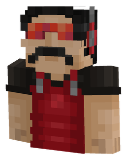 Black skin: bust render