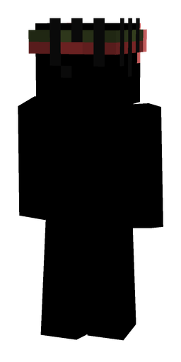 Black skin: body, back render