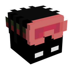 Black skin: head render