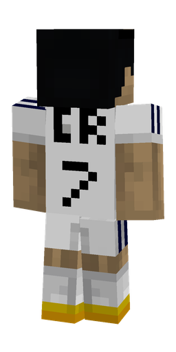 Black skin: body, back render