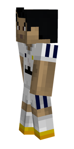 Black skin: body, left side render