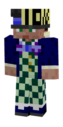 Black skin: body, front render