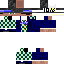Black skin: raw texture render