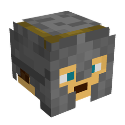 Black skin: head render