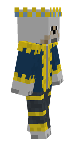 Blue skin: body, right side render