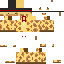 Brown skin: raw texture render