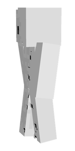 Black skin: body, left side render