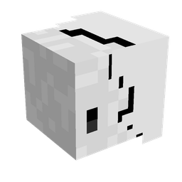 Black skin: head render