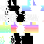Black skin: raw texture render