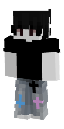 Black skin: body, front render