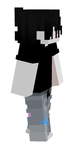 Black skin: body, right side render