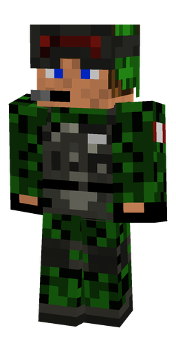 Black skin: body, front render