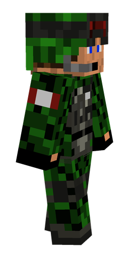 Black skin: body, right side render
