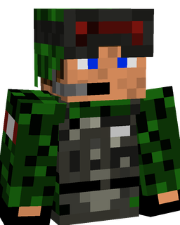 Black skin: bust render