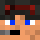 Black skin: face render