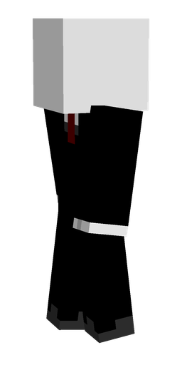 Black skin: body, left side render