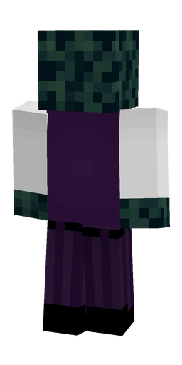 Black skin: body, back render