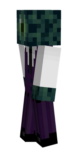Black skin: body, left side render