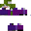 Classic skin: raw texture render