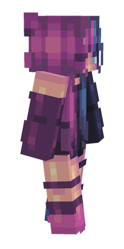Blue skin: body, right side render