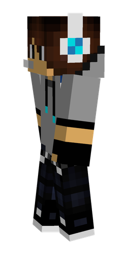 Black skin: body, left side render