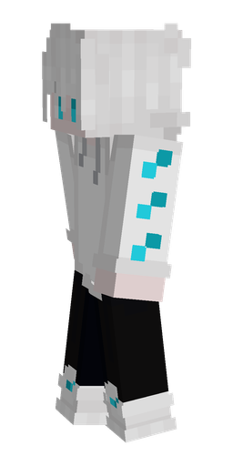Black skin: body, left side render