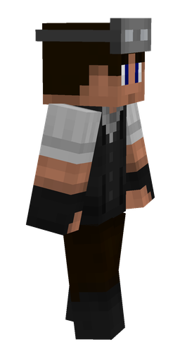 Black skin: body, right side render
