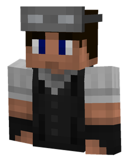 Black skin: bust render
