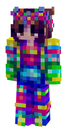 Blue skin: body, front render
