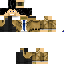 Black skin: raw texture render