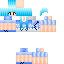 Blue skin: raw texture render