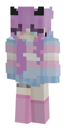 Blue skin: body, front render