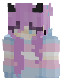 Blue skin: bust render