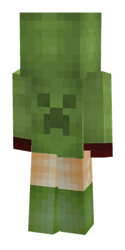 Brown skin: body, back render