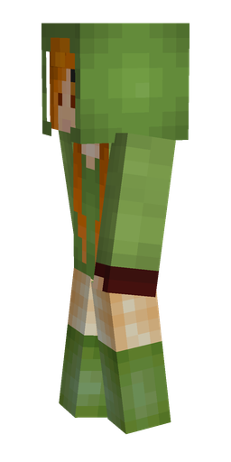 Brown skin: body, left side render