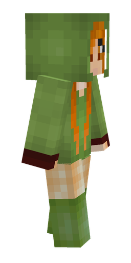 Brown skin: body, right side render