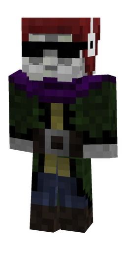Black skin: body, front render
