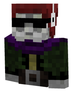 Black skin: bust render