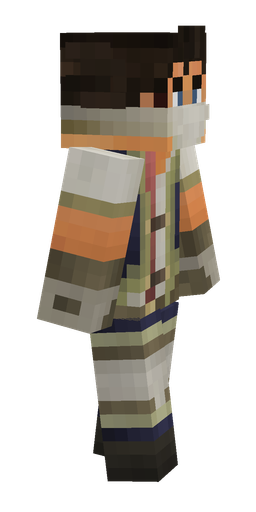 Black skin: body, right side render