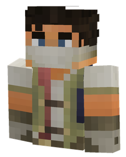Black skin: bust render