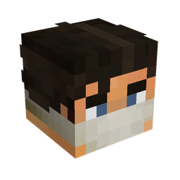 Black skin: head render