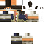 Black skin: raw texture render